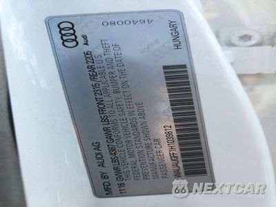 Zdjęcie 13 z 13 samochodu: 2017 AUDI A3 PREMIUM VIN:WAUAUGFF1H1039812 - miniatura