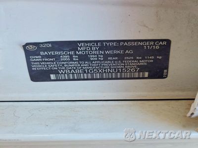 Zdjęcie 12 z 12 samochodu: 2017 BMW 320 I VIN:WBA8E1G5XHNU15267 - miniatura