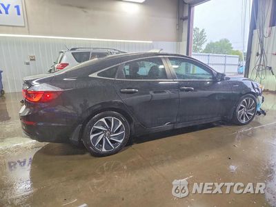 Trzecie zdjęcie samochodu z tyłu: 2019 HONDA INSIGHT TOURING VIN:19XZE4F94KE028447 - miniatura