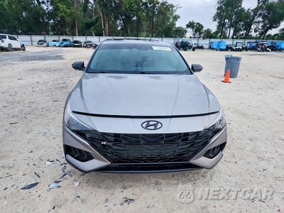 Piąte zdjęcie samochodu w środku: 2022 HYUNDAI ELANTRA N LINE VIN:KMHLR4AF2NU226517 - miniatura