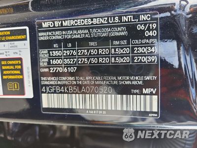 Zdjęcie 13 z 13 samochodu: 2020 MERCEDES-BENZ GLE 350 4MATIC VIN:4JGFB4KB5LA070520 - miniatura