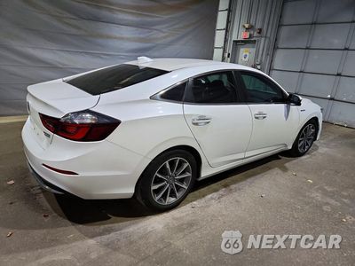 Trzecie zdjęcie samochodu z tyłu: 2019 HONDA INSIGHT TOURING VIN:19XZE4F94KE001345 - miniatura