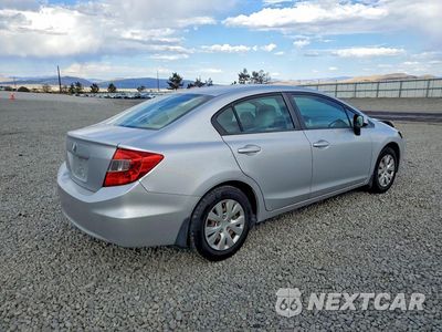 Trzecie zdjęcie samochodu z tyłu: 2012 HONDA CIVIC LX VIN:19XFB2F52CE367707 - miniatura