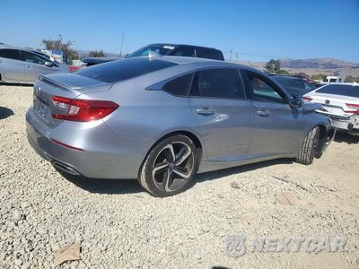 Trzecie zdjęcie samochodu z tyłu: 2020 HONDA ACCORD SPORT VIN:1HGCV1F38LA136611 - miniatura