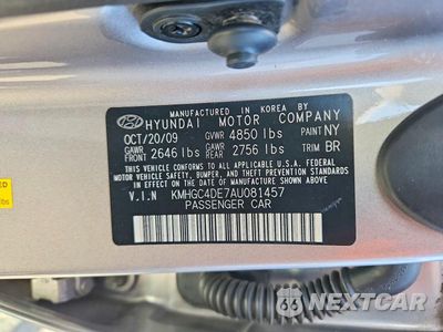 Zdjęcie 12 z 12 samochodu: 2010 HYUNDAI GENESIS 3.8L VIN:KMHGC4DE7AU081457 - miniatura