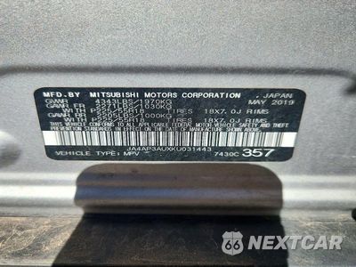 Zdjęcie 12 z 12 samochodu: 2019 MITSUBISHI OUTLANDER SPORT ES VIN:JA4AP3AUXKU031443 - miniatura