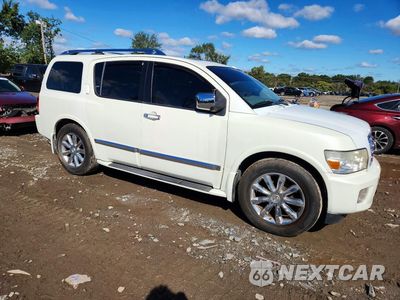 Czwarte zdjęcie samochodu z boku: 2010 INFINITI QX56 BASE VIN:5N3ZA0NE0AN908920 - miniatura