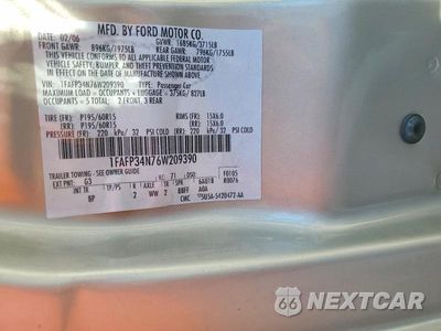 Zdjęcie 12 z 12 samochodu: 2006 FORD FOCUS ZX4 VIN:1FAFP34N76W209390 - miniatura