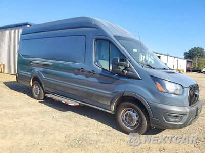 Czwarte zdjęcie samochodu z boku: 2021 FORD TRANSIT 250 DELIVERY VAN VIN:1FTBR3X83MKA54477 - miniatura