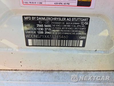 Zdjęcie 12 z 12 samochodu: 2007 MERCEDES-BENZ S 550 VIN:WDDNG71X47A115460 - miniatura
