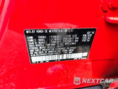 Zdjęcie 13 z 13 samochodu: 2016 HONDA HR-V EXL VIN:3CZRU6H76GM740847 - miniatura