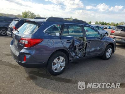 Trzecie zdjęcie samochodu z tyłu: 2016 SUBARU OUTBACK 2.5I VIN:4S4BSBAC8G3337706 - miniatura