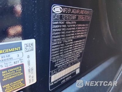 Zdjęcie 13 z 13 samochodu: 2020 LAND ROVER RANGE ROVER SPORT SE VIN:SALWG2SU8LA717321 - miniatura