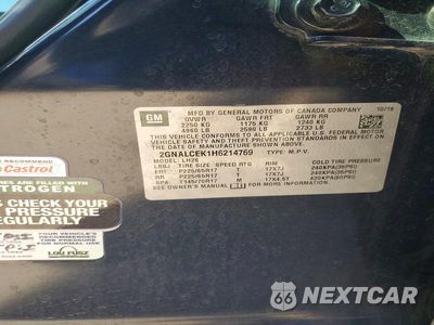 Zdjęcie 13 z 13 samochodu: 2017 CHEVROLET EQUINOX LT VIN:2GNALCEK1H6214769 - miniatura