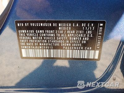 Zdjęcie 12 z 12 samochodu: 2018 VOLKSWAGEN JETTA S VIN:3VW2B7AJ8JM259513 - miniatura
