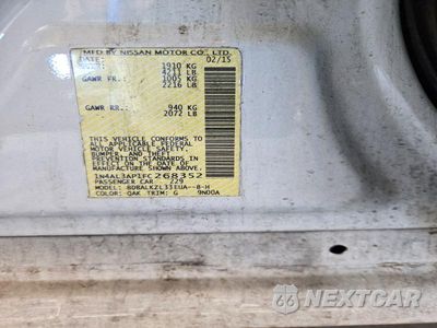 Zdjęcie 13 z 13 samochodu: 2015 NISSAN ALTIMA 2.5 SV VIN:1N4AL3AP1FC268352 - miniatura
