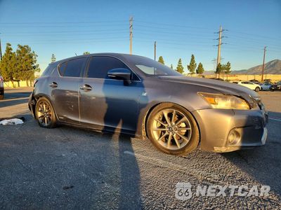 Czwarte zdjęcie samochodu z boku: 2013 LEXUS CT 200 VIN:JTHKD5BH9D2128257 - miniatura