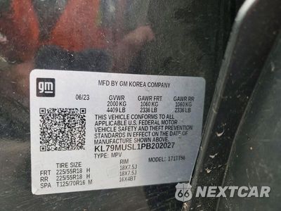 Zdjęcie 13 z 13 samochodu: 2023 CHEVROLET TRAILBLAZER RS VIN:KL79MUSL1PB202027 - miniatura