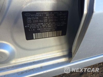 Zdjęcie 12 z 12 samochodu: 2009 HYUNDAI ELANTRA TOURING VIN:KMHDC86EX9U033731 - miniatura