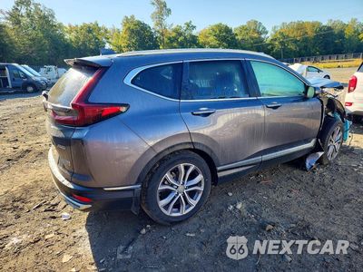 Trzecie zdjęcie samochodu z tyłu: 2022 HONDA CR-V TOURING VIN:5J6RT6H91NL027857 - miniatura