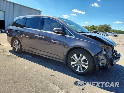 Czwarte zdjęcie samochodu z boku: 2016 HONDA ODYSSEY TOURING VIN:5FNRL5H91GB010322 - miniatura