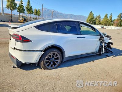 Trzecie zdjęcie samochodu z tyłu: 2022 TESLA MODEL X VIN:7SAXCBE55NF362021 - miniatura