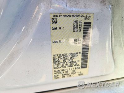Zdjęcie 12 z 12 samochodu: 2015 NISSAN ALTIMA 2.5 S VIN:1N4AL3AP2FC277108 - miniatura