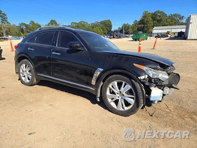 Czwarte zdjęcie samochodu z boku: 2013 INFINITI FX37 BASE VIN:JN8CS1MU6DM140146 - miniatura