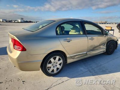 Trzecie zdjęcie samochodu z tyłu: 2007 HONDA CIVIC LX VIN:1HGFA16517L122747 - miniatura