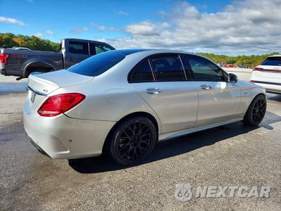 Trzecie zdjęcie samochodu z tyłu: 2017 MERCEDES-BENZ C 43 4MATIC AMG VIN:55SWF6EB9HU222375 - miniatura