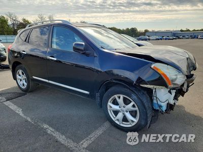Czwarte zdjęcie samochodu z boku: 2011 NISSAN ROGUE S VIN:JN8AS5MV0BW662148 - miniatura