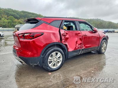 Trzecie zdjęcie samochodu z tyłu: 2021 CHEVROLET BLAZER 2LT VIN:3GNKBHR43MS525776 - miniatura