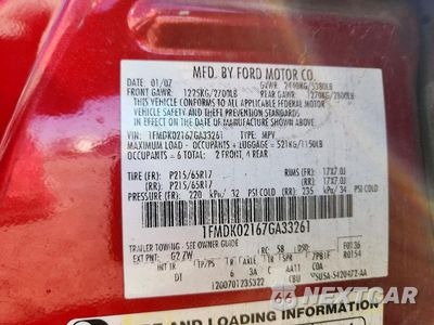 Zdjęcie 13 z 13 samochodu: 2007 FORD FREESTYLE SEL VIN:1FMDK02167GA33261 - miniatura