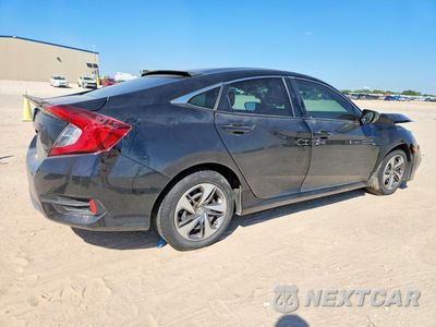 Trzecie zdjęcie samochodu z tyłu: 2020 HONDA CIVIC LX VIN:19XFC2F62LE010274 - miniatura