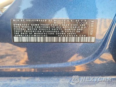 Zdjęcie 14 z 14 samochodu: 2015 VOLKSWAGEN JETTA SE VIN:3VWD17AJ1FM257282 - miniatura