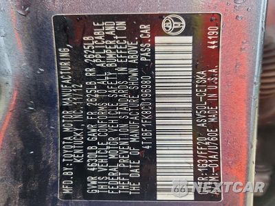 Zdjęcie 12 z 12 samochodu: 2012 TOYOTA CAMRY SE VIN:4T1BF1FK8CU196980 - miniatura