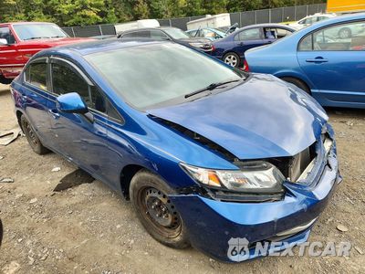 Czwarte zdjęcie samochodu z boku: 2013 HONDA CIVIC LX VIN:2HGFB2F55DH599533 - miniatura