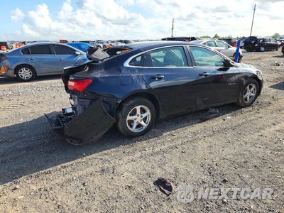 Trzecie zdjęcie samochodu z tyłu: 2018 CHEVROLET MALIBU LS VIN:1G1ZB5ST0JF240890 - miniatura