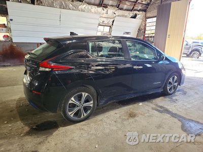 Trzecie zdjęcie samochodu z tyłu: 2019 NISSAN LEAF SV VIN:1N4AZ1CP9KC314519 - miniatura