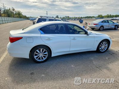 Trzecie zdjęcie samochodu z tyłu: 2017 INFINITI Q50 3.0T PREMIUM VIN:JN1EV7AR1HM834413 - miniatura