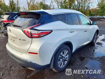 Trzecie zdjęcie samochodu z tyłu: 2016 NISSAN MURANO SL VIN:5N1AZ2MH2GN117223 - miniatura