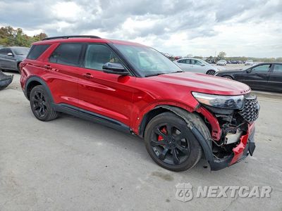Czwarte zdjęcie samochodu z boku: 2022 FORD EXPLORER ST VIN:1FM5K8GC8NGA70435 - miniatura
