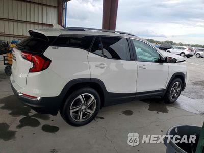 Trzecie zdjęcie samochodu z tyłu: 2021 GMC TERRAIN SLT VIN:3GKALPEV9ML390411 - miniatura