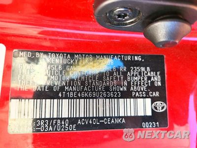 Zdjęcie 13 z 13 samochodu: 2009 TOYOTA CAMRY LE VIN:4T1BE46K69U263623 - miniatura