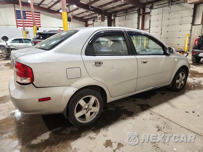 Trzecie zdjęcie samochodu z tyłu: 2006 CHEVROLET AVEO LT VIN:KL1TG56606B664580 - miniatura