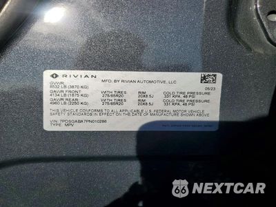 Zdjęcie 13 z 13 samochodu: 2023 RIVIAN R1S ADVENTURE VIN:7PDSGABA7PN010286 - miniatura