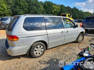 Trzecie zdjęcie samochodu z tyłu: 2002 HONDA ODYSSEY EX VIN:2HKRL186X2H529779 - miniatura