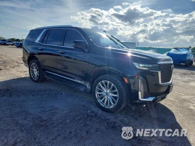 Czwarte zdjęcie samochodu z boku: 2021 CADILLAC ESCALADE PREMIUM LUXURY VIN:1GYS3BKL7MR362275 - miniatura