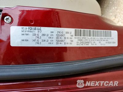 Zdjęcie 13 z 13 samochodu: 2017 DODGE GRAND CARAVAN SXT VIN:2C4RDGCG8HR867712 - miniatura