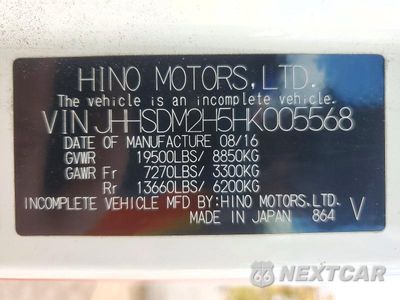 Zdjęcie 13 z 13 samochodu: 2017 HINO 195 BOX TRUCK VIN:JHHSDM2H5HK005568 - miniatura